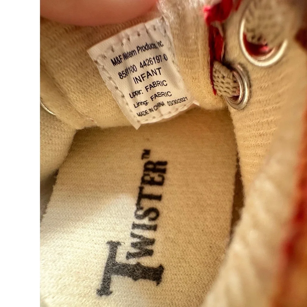 Twister Infant Serape Stripe Moccasins Multi Color Soft Sole Crib Shoes 0